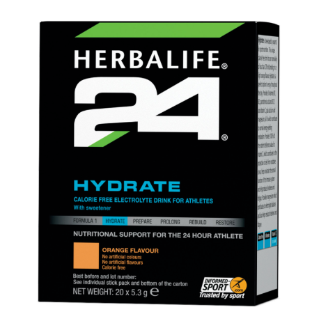 Hydrate Orange 20 stick packs