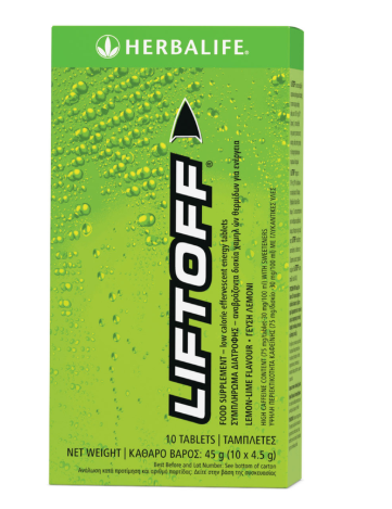 Lift Off® Effervescent Energy Drink Lemon-lime 10 tablets per box