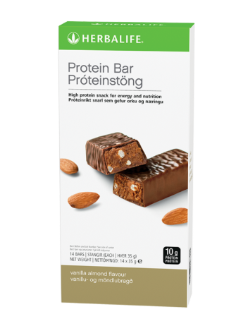 Protein Bars Vanilla Almond 14 bars per box