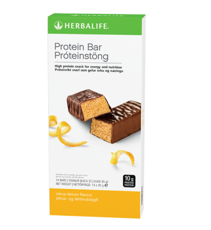 Protein Bars Citrus Lemon. 14 bars per box