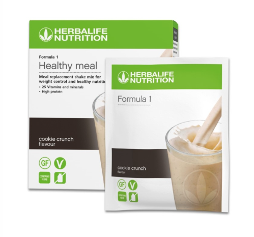 Formula 1 Nutritional Shake Mix Sachets Cookie Crunch Pack of 7 sachets