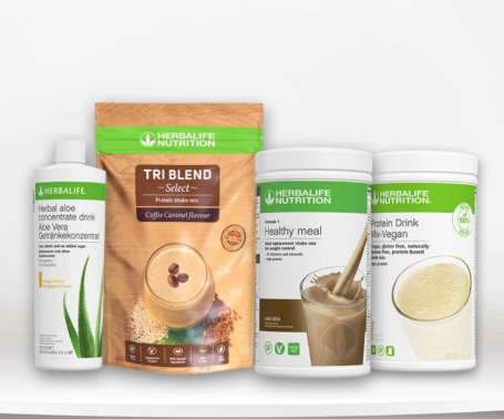Vegan Pack - Tri Blend Coffee Caramel with Formula 1 Café Latte